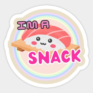 Cute Sushi Nigiri: I'm A Snack Sticker